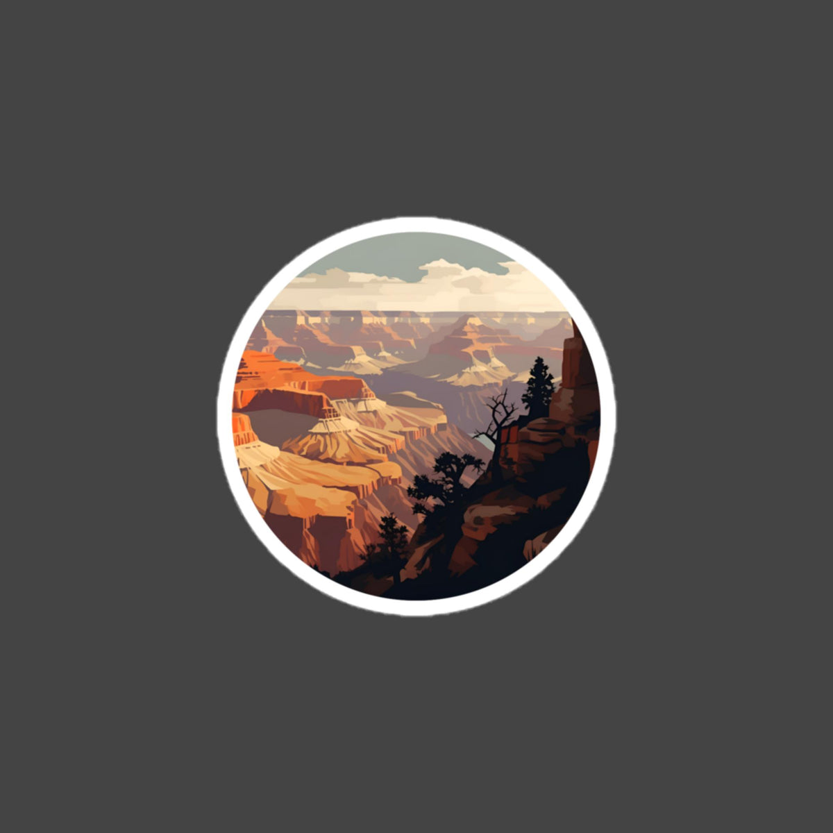 Grand Canyon bubble-free sticker