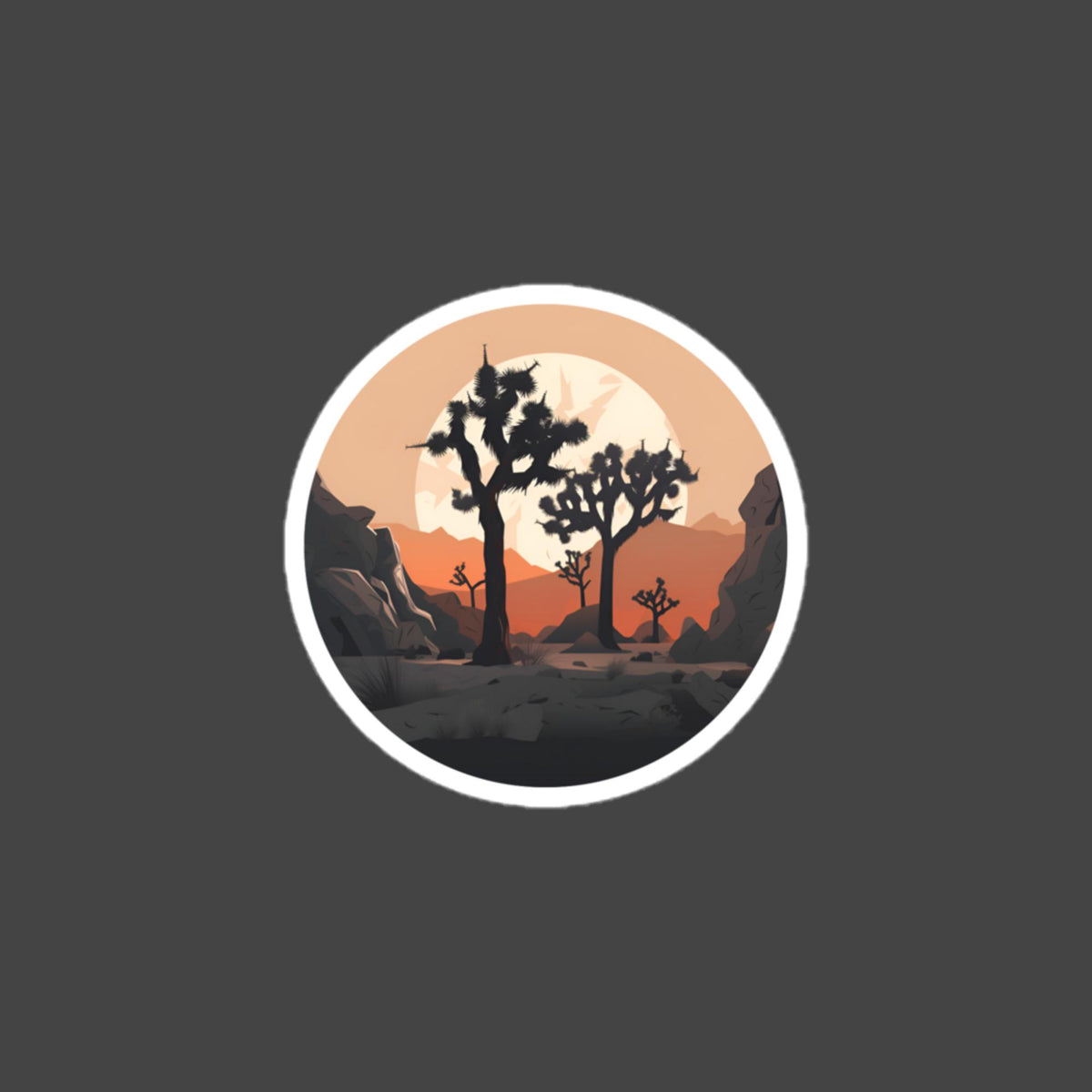 Joshua Tree bubble-free sticker