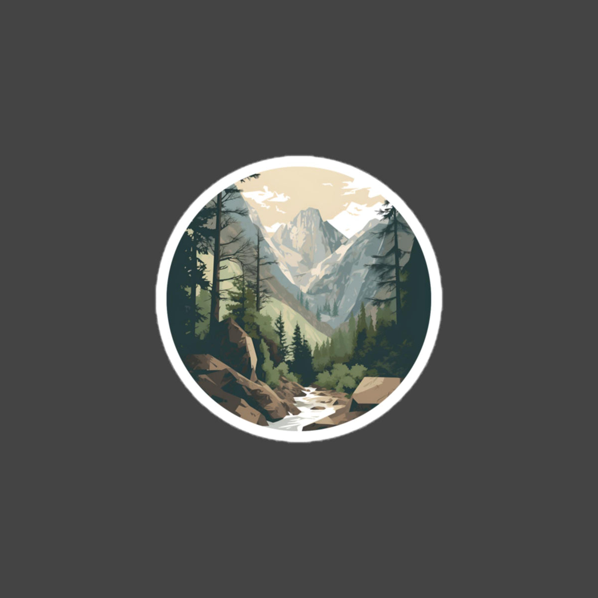 Kings Canyon bubble-free sticker